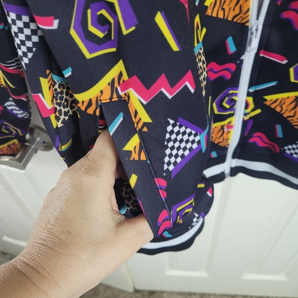 Screenshot hip hop neon graphics track jacket size large - Picture 11 of 13